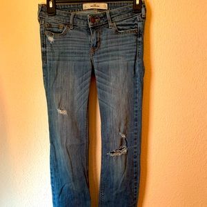 Hollister size 0L straight jeans